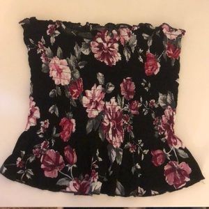 flowy (at the bottom) tube top